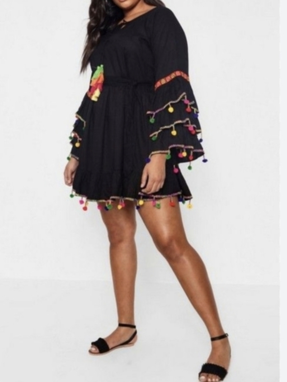 NEW BOHEMIAN BEACH DRESS...SIZE:16
